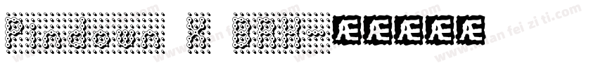 Pindown X BRK字体转换